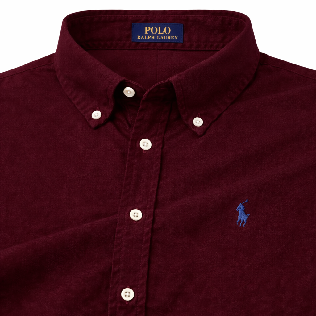 ABD Poplin Wine Shirt