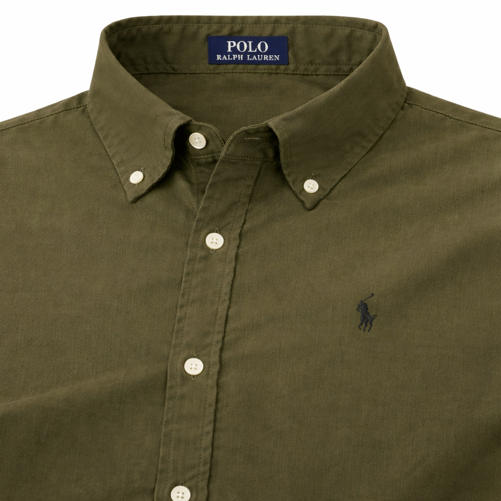 ABD Poplin Bottle Green Shirt