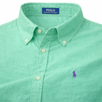 ABD Sea Green LINEN Shirt