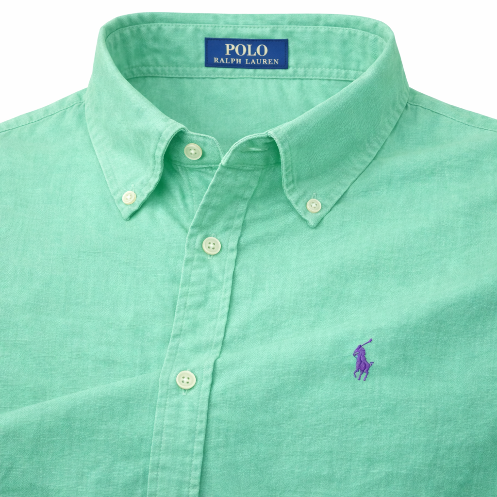 ABD Sea Green LINEN Shirt