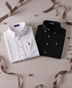 Men RL Polo Linen Cotton Shirts