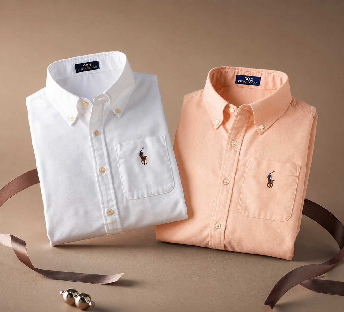 Men RL Polo Linen Cotton Shirts