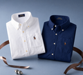 Men RL Polo Linen Cotton Shirts