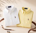 Men RL Polo Linen Cotton Shirts