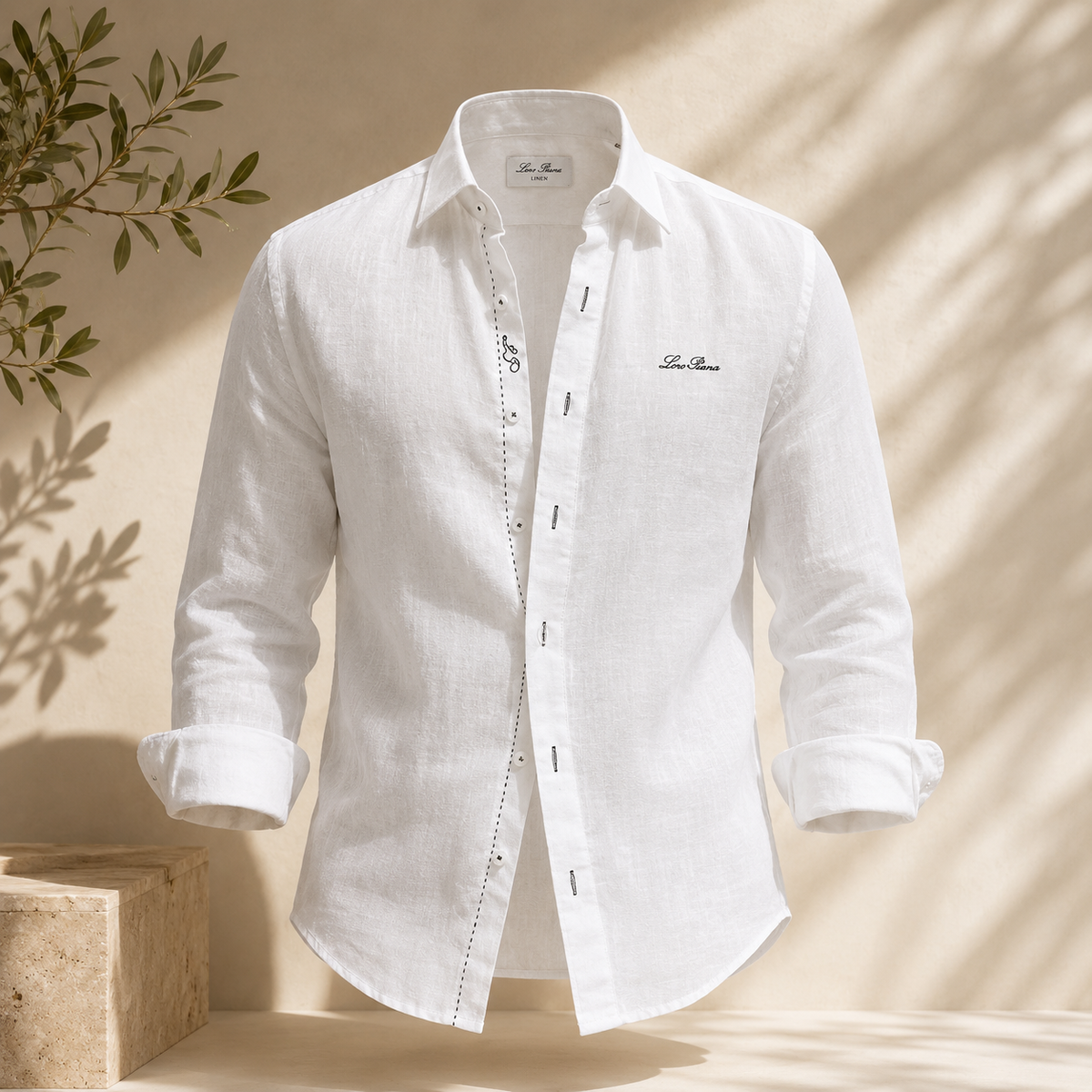 Loro Piana Royal Linen White