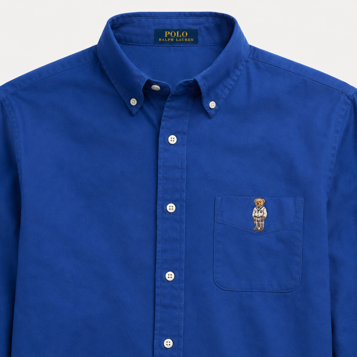 ABD Royale Blue LINEN Shirt