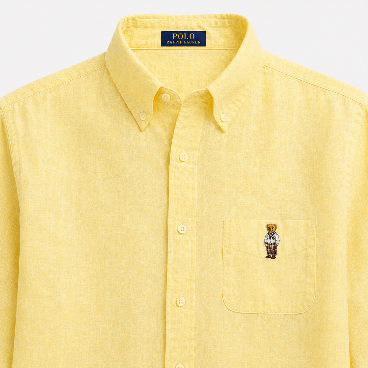 ABD Biege Yellow LINEN Shirt