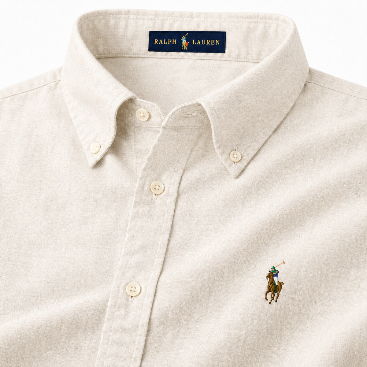 ABD Cream LINEN Shirt