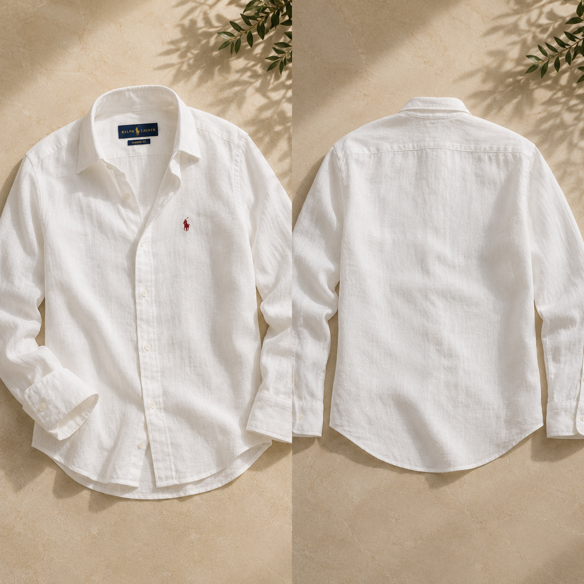 ABD White LINEN Shirt