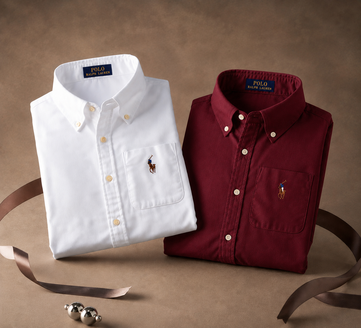 Men RL Polo Linen Cotton Shirts