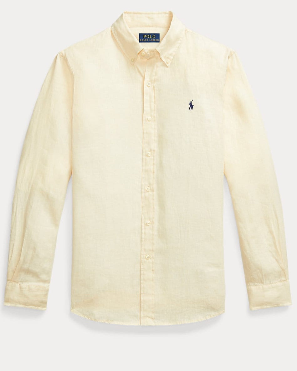 ABD Biege Yellow LINEN Shirt