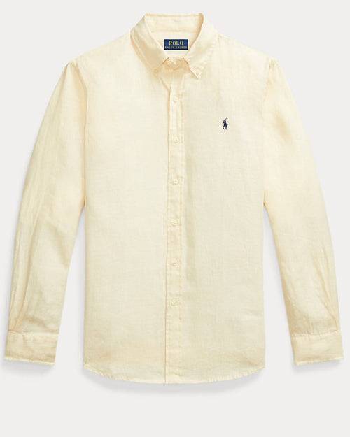 ABD Biege Yellow LINEN Shirt