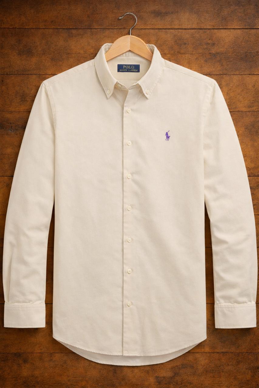 ABD Poplin Cream Shirt